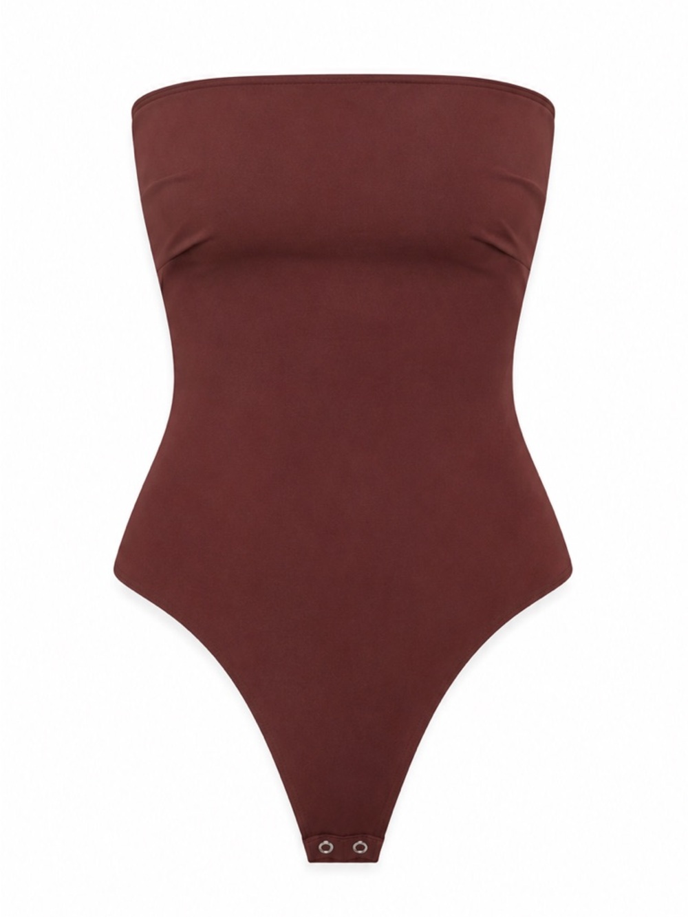 ❁ 3/$15 ❁ Dynamite Strapless Tube Bodysuit | Deep Brown/Rust | Size XS